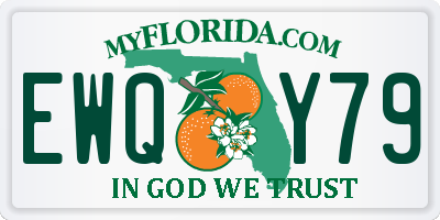 FL license plate EWQY79