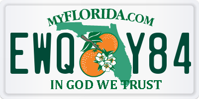 FL license plate EWQY84