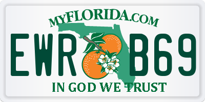 FL license plate EWRB69