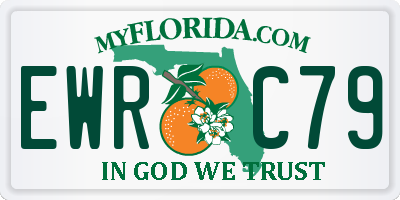 FL license plate EWRC79