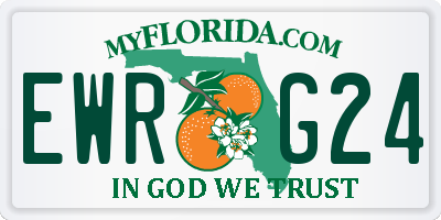 FL license plate EWRG24