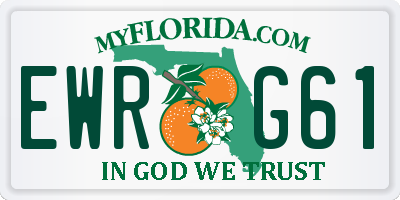 FL license plate EWRG61