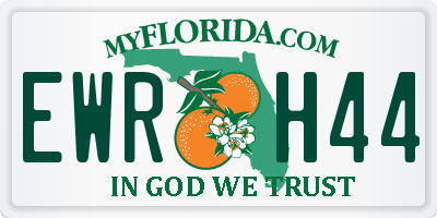 FL license plate EWRH44