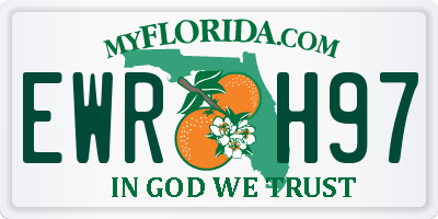 FL license plate EWRH97
