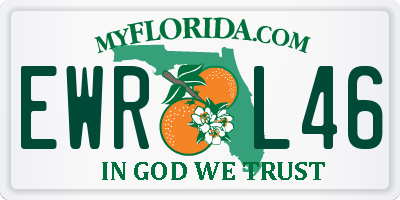 FL license plate EWRL46