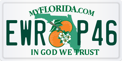 FL license plate EWRP46