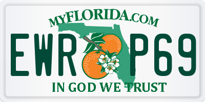 FL license plate EWRP69