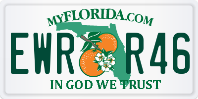 FL license plate EWRR46
