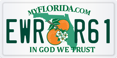 FL license plate EWRR61