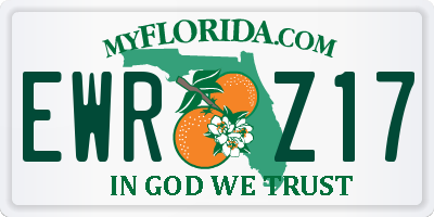 FL license plate EWRZ17