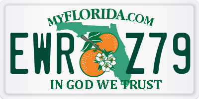 FL license plate EWRZ79