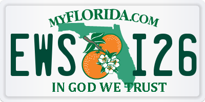 FL license plate EWSI26