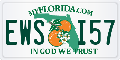 FL license plate EWSI57