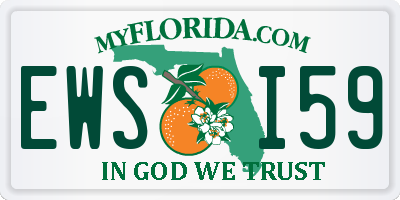 FL license plate EWSI59