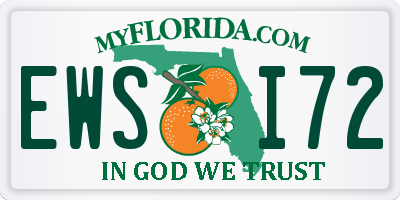 FL license plate EWSI72