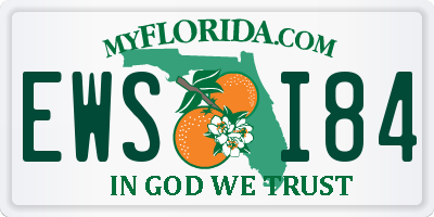 FL license plate EWSI84
