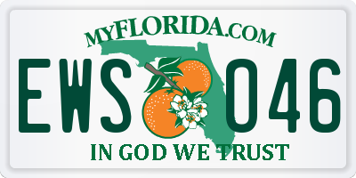 FL license plate EWSO46