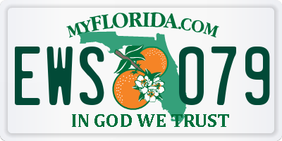 FL license plate EWSO79