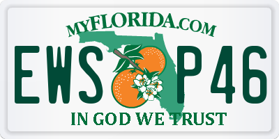 FL license plate EWSP46