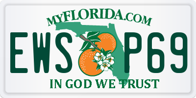 FL license plate EWSP69