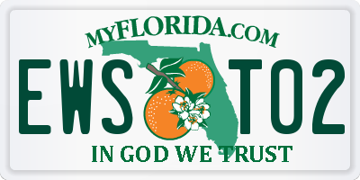 FL license plate EWST02