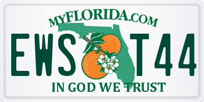 FL license plate EWST44