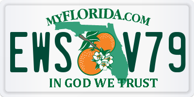 FL license plate EWSV79