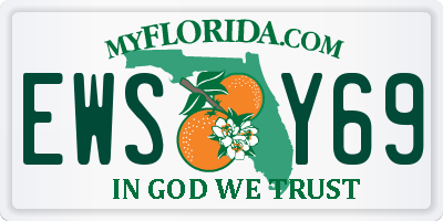 FL license plate EWSY69