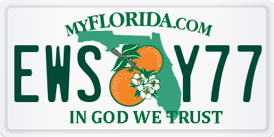 FL license plate EWSY77