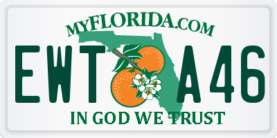 FL license plate EWTA46