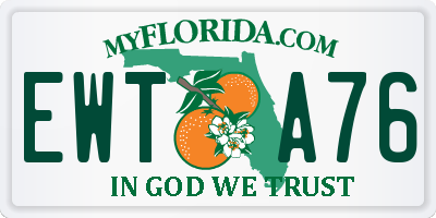FL license plate EWTA76