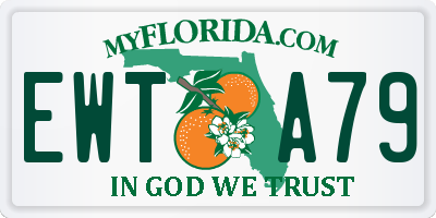 FL license plate EWTA79