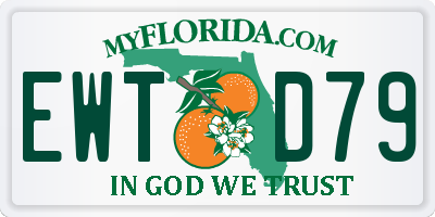 FL license plate EWTD79