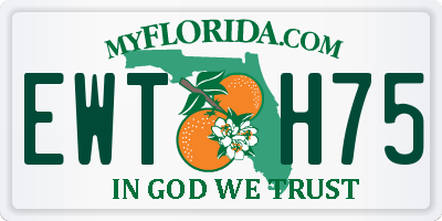 FL license plate EWTH75