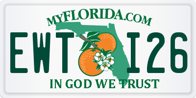 FL license plate EWTI26