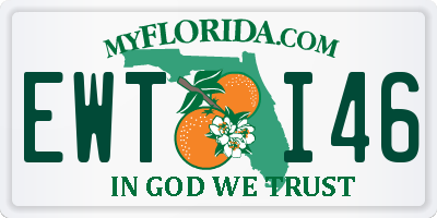 FL license plate EWTI46