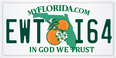 FL license plate EWTI64