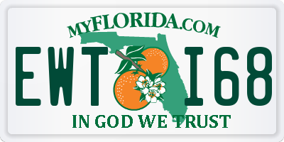 FL license plate EWTI68