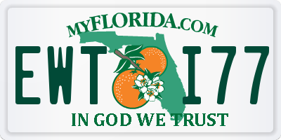 FL license plate EWTI77