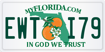 FL license plate EWTI79