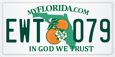 FL license plate EWTO79