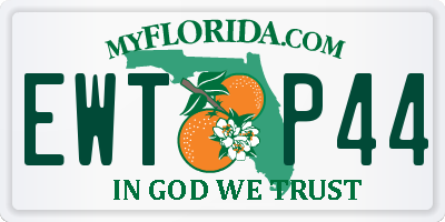 FL license plate EWTP44