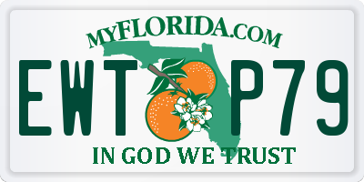 FL license plate EWTP79