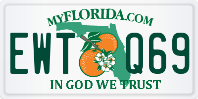 FL license plate EWTQ69