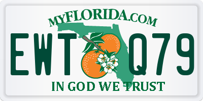 FL license plate EWTQ79