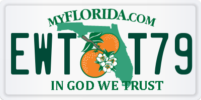 FL license plate EWTT79