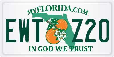 FL license plate EWTZ20