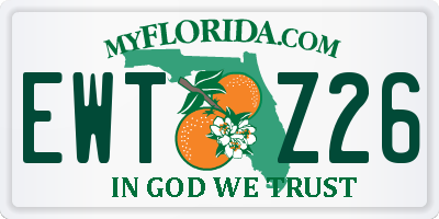 FL license plate EWTZ26
