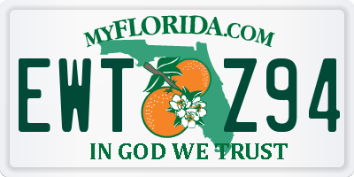 FL license plate EWTZ94