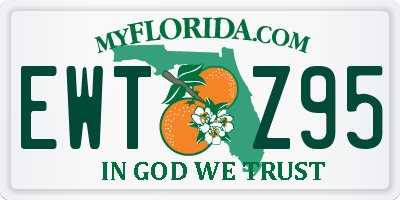 FL license plate EWTZ95